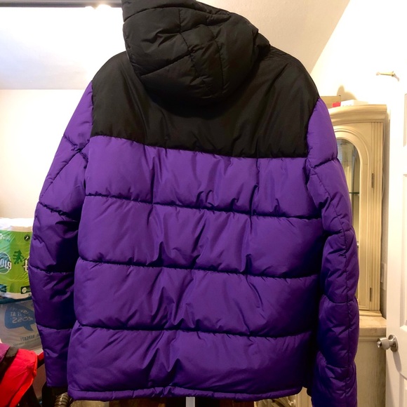 Coats | Hollister Purple Puffer Jacket 